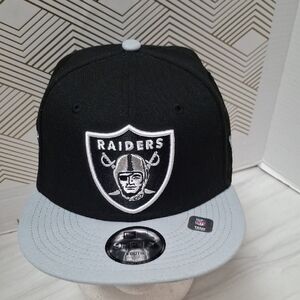 NFL Raiders Black and Gray Hat